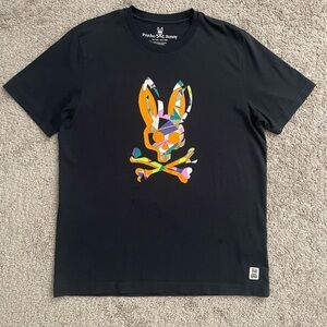 Psycho Bunny Multicolor Graphic black men’s size 5 (medium) in great condition